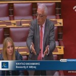 Δραστηριότητα Νικήτα Κακλαμάνη στη Βουλή