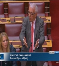 Δραστηριότητα Νικήτα Κακλαμάνη στη Βουλή
